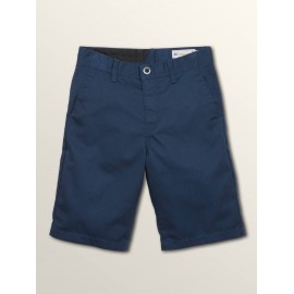 Bermuda Junior VOLCOM Frickin Chino Service Blue