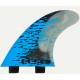 FCS Tri Fins PC-5 Blue Smoke