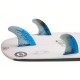 FCS Tri Fins PC-5 Blue Smoke