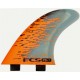 FCS Tri Fins PC-7 Orange Smoke