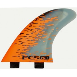 FCS Tri Fins PC-7 Orange Smoke