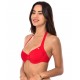 BANANA MOON Robo Collins Swimsuit Top Red Beanie C