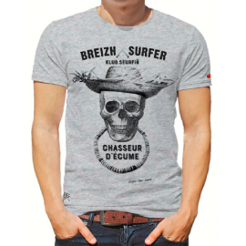 Tee Shirt STERED Breizh Surfer Chiné