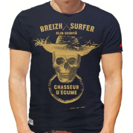 Tee Shirt STERED Breizh Surfer Marine