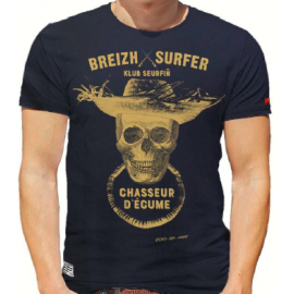 Tee Shirt STERED Breizh Surfer Marin