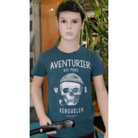 Tee Shirt Enfant Stered Aventurier Des Mers Petrol
