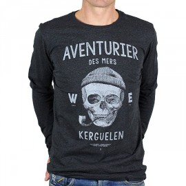 Tee Shirt STERED Aventurier Des Mers ML Anthracite