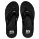 Reef Fanning Sandal Black Silver