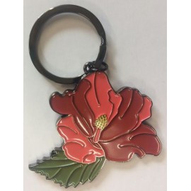 Hibiscus Keychain