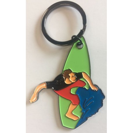 Surfer Keychain