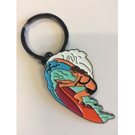 Surfer Girl Keychain