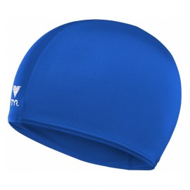 Bonnet De Bain En Tissu Lycra TYR Bleu Royal