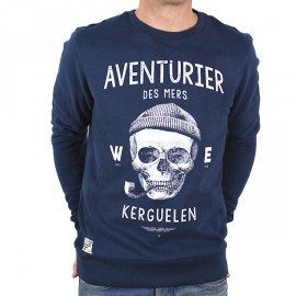 Crew Sweatshirt Stered Aventurier des Mers Navy