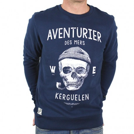 Hooded Sweatshirt Stered Aventurier des Mers Navy