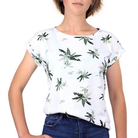 Tee Shirt Femme STERED All Over Blanc