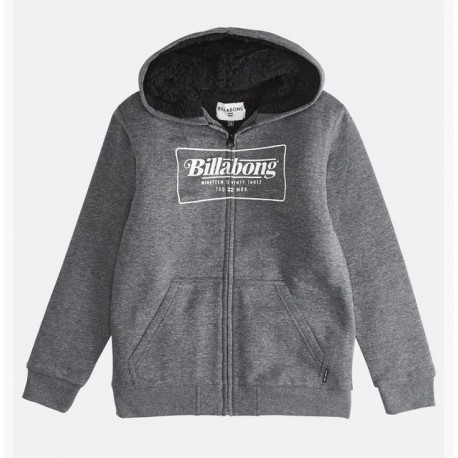 Sweat Junior Doublé Sherpa BILLABONG Trade Mark Black Heather