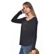 Banana Moon Long Sleeve Tee Shirt Melor Weekly Black