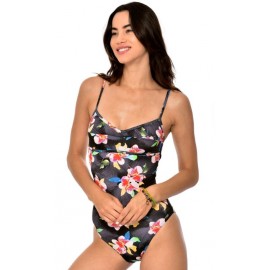 Maillot de Bain 1 pièce Banana Moon Rosalia Mandalay Noir