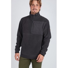 BILLABONG Boundary Mock Half Black Men's Fleece