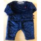 Marbled Baby Fleece Set Papylou Norvege Navy