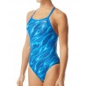 Swimsuit Woman one piece TYR Miramar Diamondfit blue green