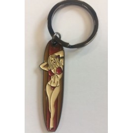 Pin Up Metal Keyring