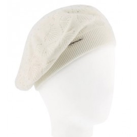 Béret Femme HERMAN Louise 028 Strass Blanc