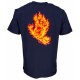 Santa Cruz Flame Hand Men Tee Dark Navy