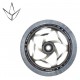 Blunt Tri Bearing Wheel 120mm X 30mm Chrome Clear