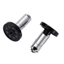 Blunt Bar Ends Alloy Pair Black