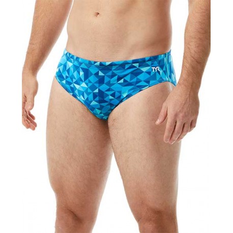 Men's Briefs TYR Optic Teal Multi