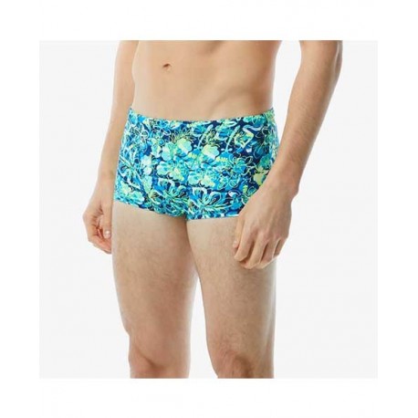 Men's Swimwear TYR Malibu Allover Trunk Turquoise