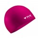 Bonnet De Natation en Silicone TYR Rose Fluo