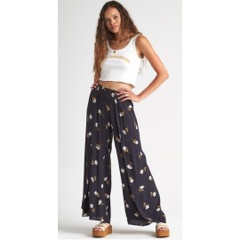 Pantalon Léger BILLABONG Wandering Soul Black Floral