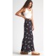 BILLABONG Wandering Soul Black Floral Light Trousers