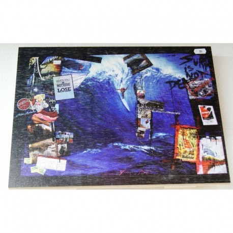Tableau Bois Ola Ketal postcard