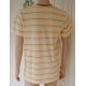 Men's T-Shirt RHYTHM Jacquard Stripe Vintage Yellow