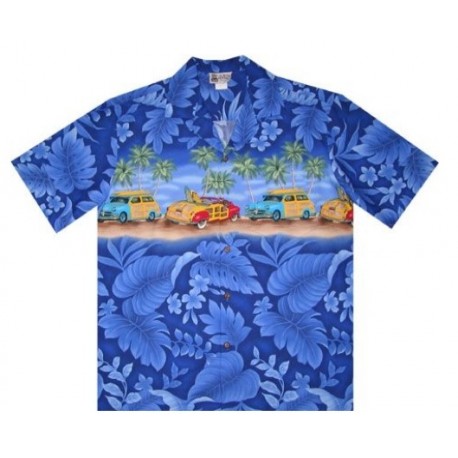 Chemise Aloha Republic Woody Blue