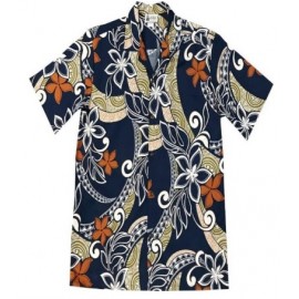 Aloha Republic Tapa Fusion Navy Shirt