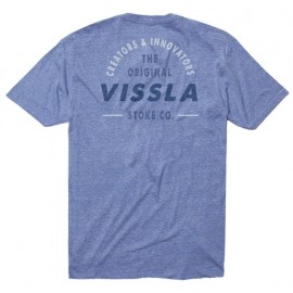 Men's T-Shirt VISSLA Trimline Royal Wash Heather