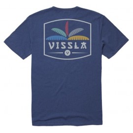 Men's T-Shirt VISSLA Cosmic Garden Upcycled Denim Heather