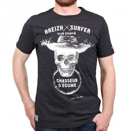 Tee Shirt STERED Breizh Surfer Anthracite