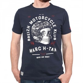Men's T-Shirt STERED Breizh Motorcycle Klub Marin