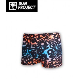 Boxer de Bain Enfant SUN PROJECT Lettres Multi