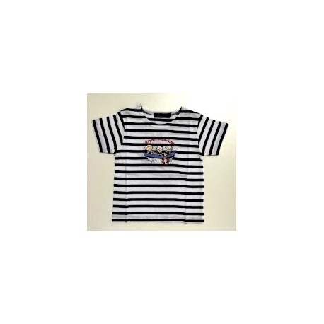 Tee Shirt Child Papylou Wave Embroidered