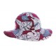 Chapeau En Tissu Capeline HERMAN Boogie Bordeaux