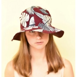 Chapeau En Tissu Capeline HERMAN Boogie Bordeaux