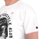 Tee Shirt Homme STERED Breizh Motorcycle Klub Blanc
