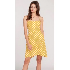 Volcom Read The Room Yellow Dress