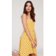 Volcom Read The Room Yellow Dress